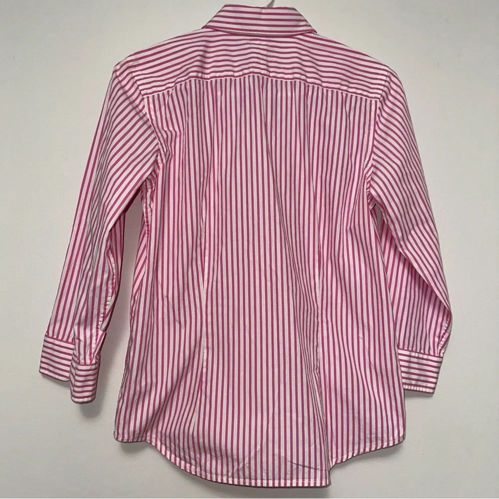 Lauren Ralph Lauren Pink Striped Shirt - Picture 2 of 4